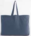 W348 Westford Mill Garment Dyed Oversized Tote Bag Vintage Denim colour image
